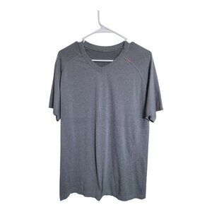 Lululemon Top Men M Gray Metal Vent  Athleisure Sportswear Gorpcore Gym Train